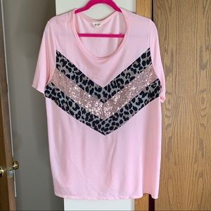 BNWOT Women’s Boutique leopard top